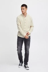 Blend Langarmhemd Burley Khaki/Grün