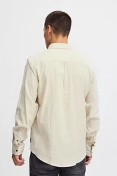 Blend Langarmhemd Burley Khaki/Grün