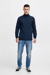Blend Rollkragenpullover BHPullover Dunkelblau/Blau