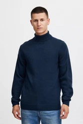 Blend Rollkragenpullover BHPullover Dunkelblau/Blau