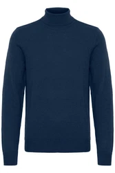 Blend Rollkragenpullover BHPullover Dunkelblau/Blau