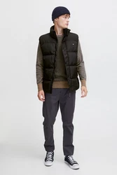 Blend Steppweste BHTomy Dunkelgrün/Khaki