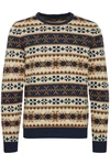 11 Project Norwegerpullover PRPasco Mischfarben/Beige/Hellblau/Braun