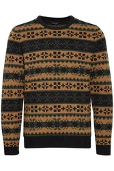 11 Project Norwegerpullover PRPasco Mischfarben/Braun/Gelb