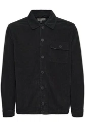 Blend Langarmhemd BLEND BHShirt Schwarz/Beige
