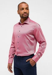 Eterna Langarmhemd MODERN FIT EASY IRON Rosa