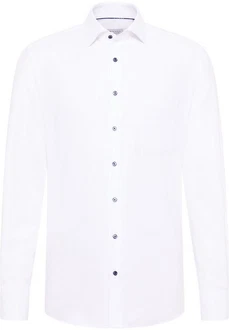 Eterna Langarmhemd MODERN FIT NON IRON Weiß/Creme