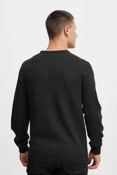Blend Strickpullover BHPullover Dunkelgrau/Grau/Schwarz
