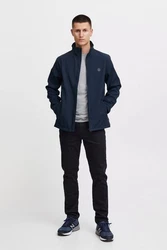 Blend Funktionsjacke (1-St) Dunkelblau/Blau/Hellblau