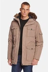 Jeff Green Daunenmantel Mason Beige/Khaki/Braun