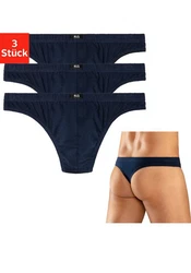 H.I.S String Packung aus weichem Baumwoll-Stretch 