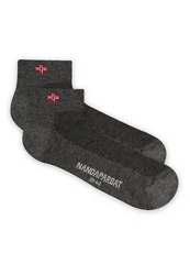 NANGAPARBAT Socken mit Trittdämpfung Dunkelgrau/Grau/Hellgrau