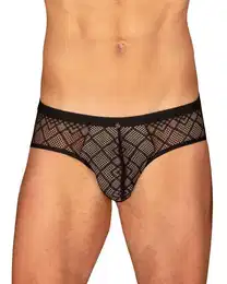 Slip Jockstrap Slip Pofrei - schwarz (1-St) freiliegendes Ges wrziger Schnitt