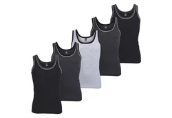 MT Unterhemd Herren Tank-Top Schwarz/Dunkelgrau/Grau