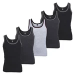 MT Unterhemd Herren Tank-Top Schwarz/Dunkelgrau/Grau