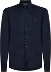 Tommy Hilfiger Langarmhemd CORE FLEX POPLIN RF SHIRT Schwarz/Hellblau/Blau/Dunkelblau