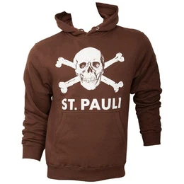 Kapuzenpullover Hoodie Totenkopf Gro (Braun)
