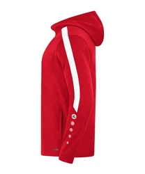 Jako Kapuzensweatshirt Kapuzenjacke Power Rot