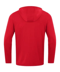 Jako Kapuzensweatshirt Kapuzenjacke Power Rot