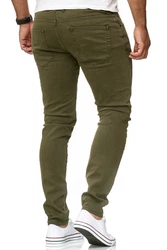 Red Bridge Herren Jeans Hose Slim-Fit Röhrenjeans Denim Colored Khaki