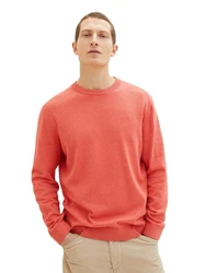 TOM TAILOR Strickpullover Rot/Orange