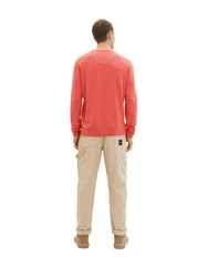 TOM TAILOR Strickpullover Rot/Orange