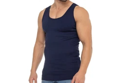 celodoro Unterhemd Business Tank Top Dunkelblau