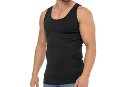 celodoro Unterhemd Business Tank Top Schwarz