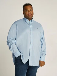 Tommy Hilfiger Langarmhemd CORE FLEX POPLIN RF SHIRT Hellblau