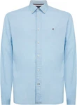 Tommy Hilfiger Langarmhemd CORE FLEX POPLIN RF SHIRT Hellblau