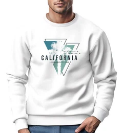 Sweatshirt Sweatshirt Herren Palmen Kalifornien Los Angeles USA
