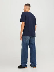 JACK & JONES T-Shirt JJHeavens Blau/Dunkelblau