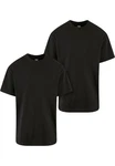 URBAN CLASSICS T-Shirt Heavy Oversized Tee 2-Pack Schwarz