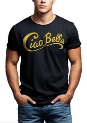 MAKAYA Print-Shirt Herren Italienischer Spruch Style Dunkelgrün/Schwarz/Braun/Dunkelbraun/Hellblau
