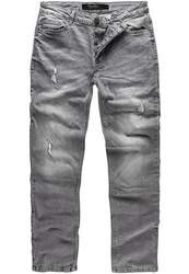 Amaci&Sons Straight-Jeans MEDFORD Hellgrau/Grau/Dunkelgrau