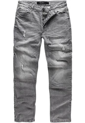 Amaci&Sons Straight-Jeans MEDFORD Hellgrau/Grau/Dunkelgrau