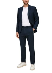 s.Oliver Hose Baukastenhose navy / schwarz