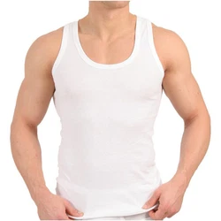MT Achselhemd Herren Classic Creme/Weiß
