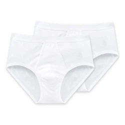 Schiesser Slip Original Classics Herren Unterhose Weiß/Rosa/Creme/Braun