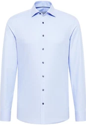 Eterna Businesshemd Hellblau/Blau/Grau