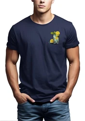 MAKAYA T-Shirt Herren Gin Tonic Gläser Motiv Print 