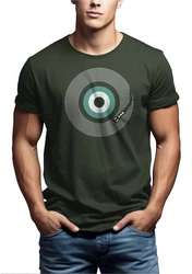 MAKAYA Print-Shirt Retro Motiv Schallplatte 