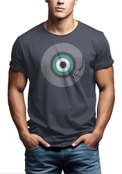 MAKAYA Print-Shirt Retro Motiv Schallplatte 