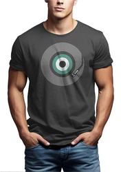 MAKAYA Print-Shirt Retro Motiv Schallplatte 