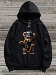 RMK Hoodie Herren Pullover Gangster Teddy Schwarz/Dunkelblau/Gelb/Braun