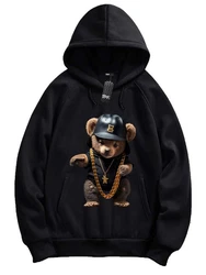 RMK Hoodie Herren Pullover Gangster Teddy Schwarz/Dunkelblau/Gelb/Braun