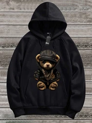 RMK Hoodie Herren Pullover Gangster Teddy Braun/Schwarz/Beige/Hellblau