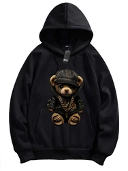 RMK Hoodie Herren Pullover Gangster Teddy Braun/Schwarz/Beige/Hellblau
