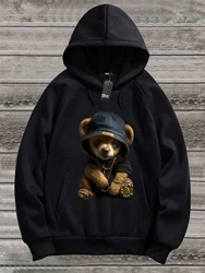 RMK Hoodie Herren Pullover Gangster Teddy Braun/Schwarz/Dunkelblau