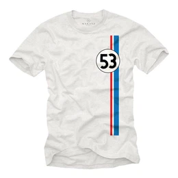 Print-Shirt Herren Geschenke fr Autoliebhaber 53 Tuning Motiv Retro Vintage Auto